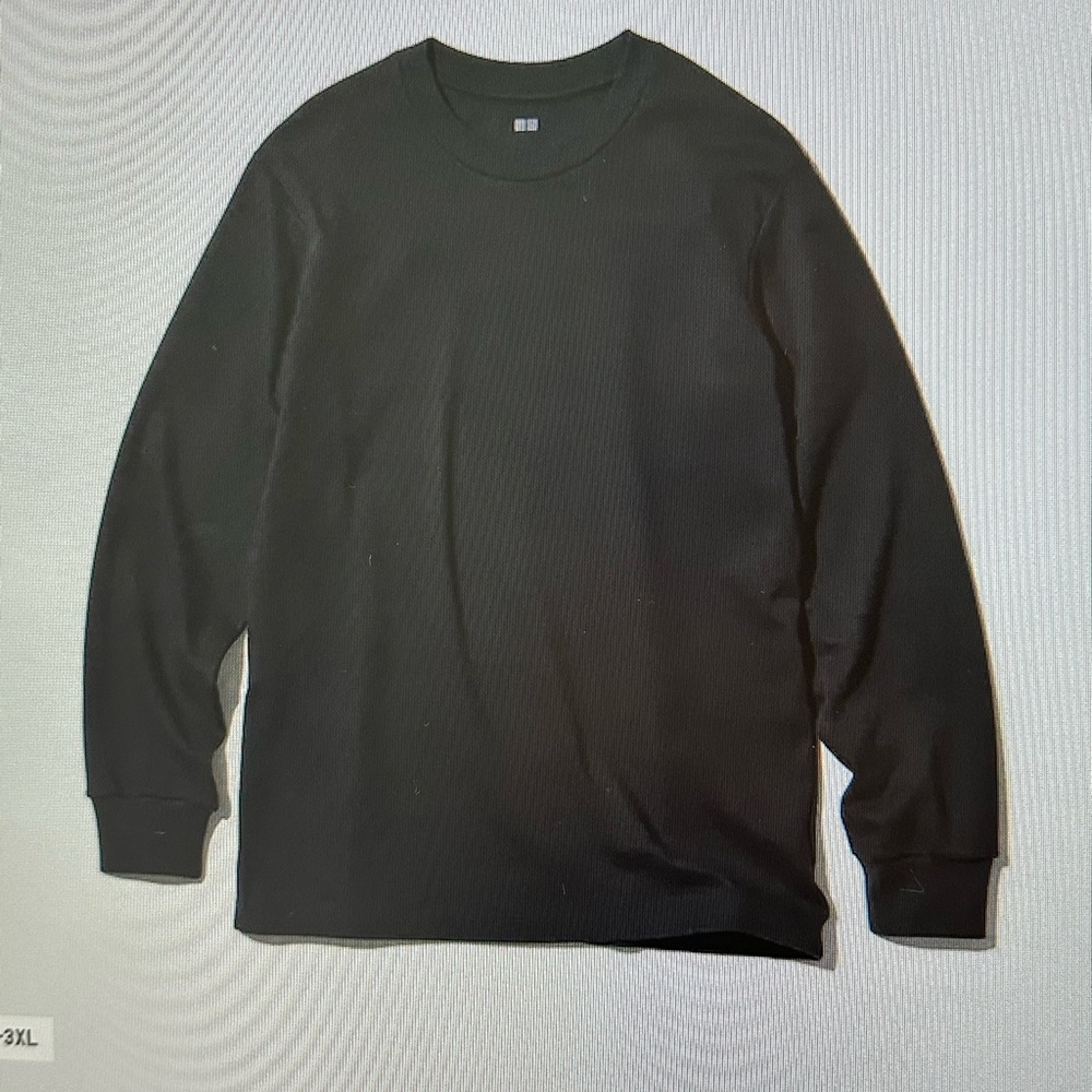 uniqlo crew neck long sleeve shirt new